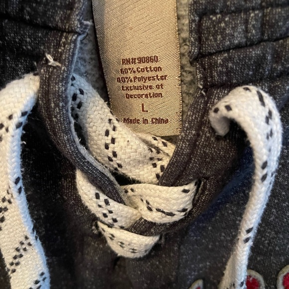 🎉🎉HP🎉🎉 Sunrise Lodge Land O' Lakes WI Drawstring Hoodie Size L Long Sleeve - Picture 3 of 6